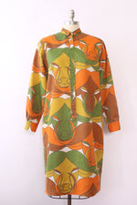 Ram Print Dress M