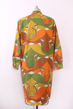 Ram Print Dress M