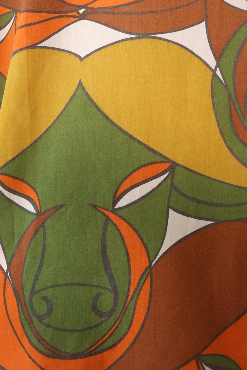 Ram Print Dress M