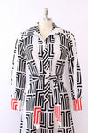 Lanvin Signature Maze Print Dress S/M