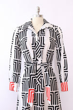 Lanvin Signature Maze Print Dress S/M