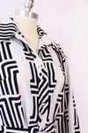 Lanvin Signature Maze Print Dress S/M