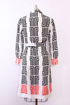 Lanvin Signature Maze Print Dress S/M