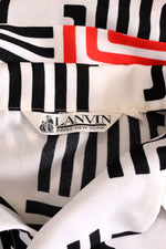 Lanvin Signature Maze Print Dress S/M