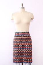 Rich Chevron Knit Skirt XS/S