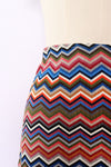 Rich Chevron Knit Skirt XS/S