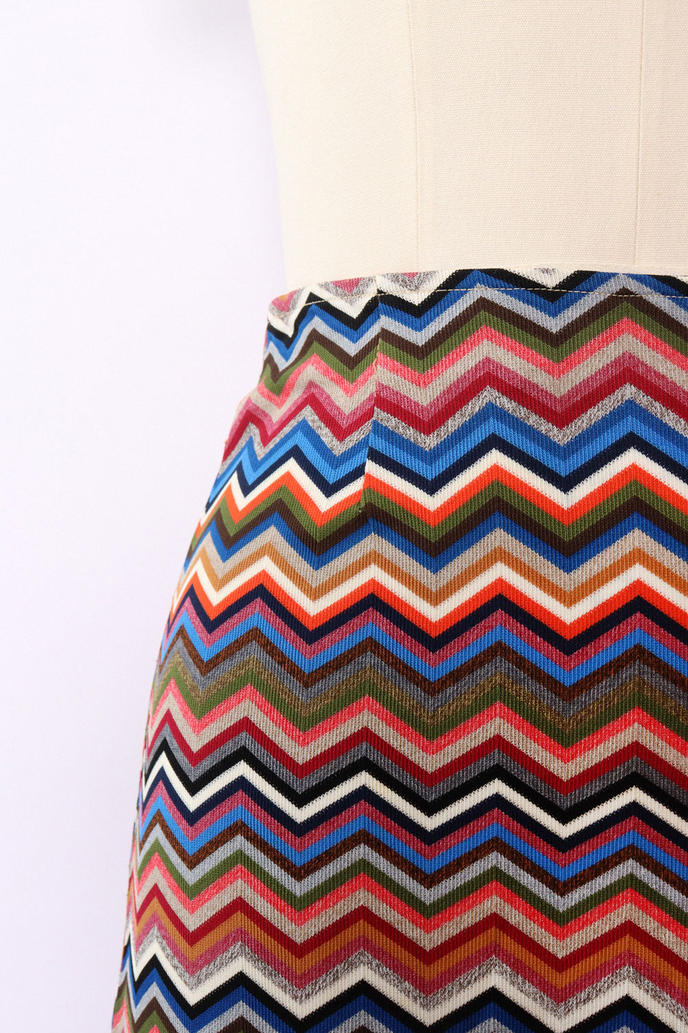 Rich Chevron Knit Skirt XS/S