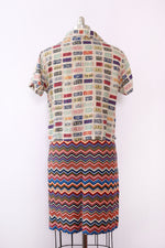 Rich Chevron Knit Skirt XS/S