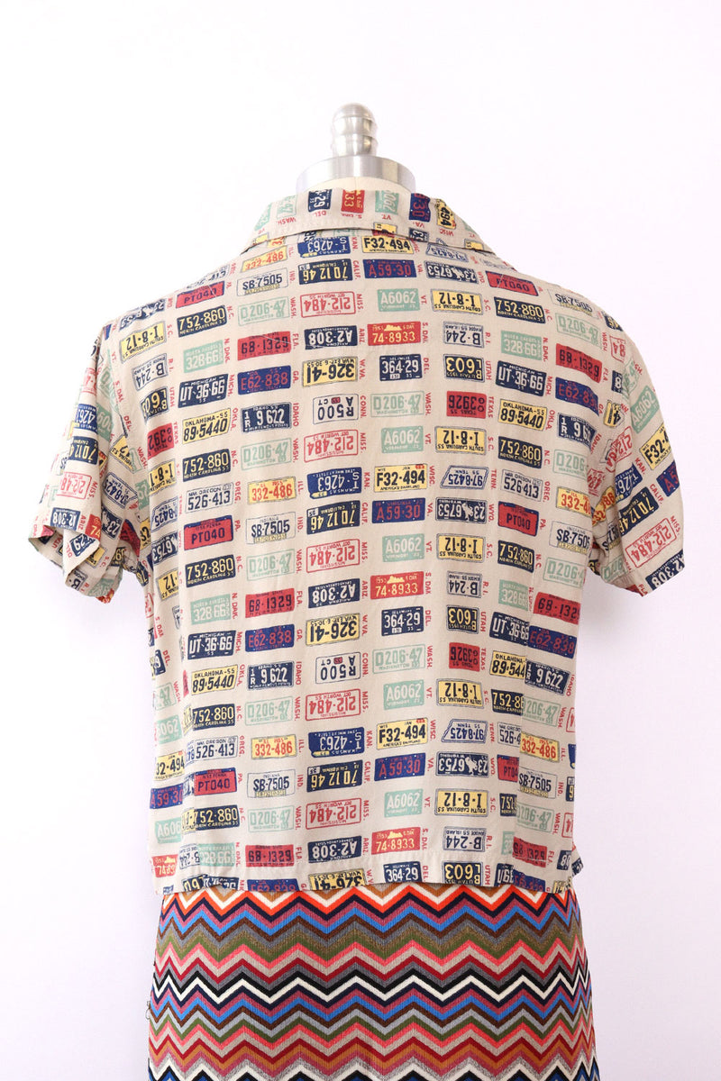License Plate Print Top M/L