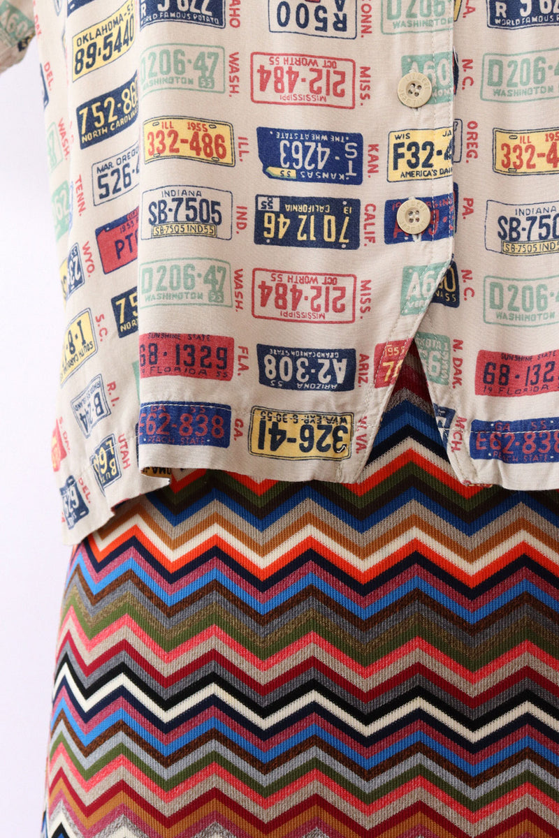 Rich Chevron Knit Skirt XS/S