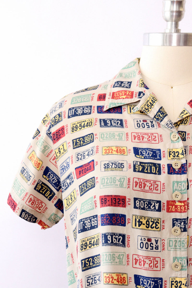 License Plate Print Top M/L