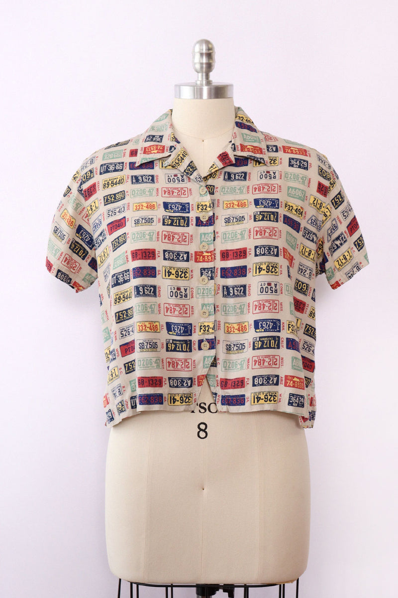 License Plate Print Top M/L