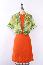 Textured Tangerine Sheath XS