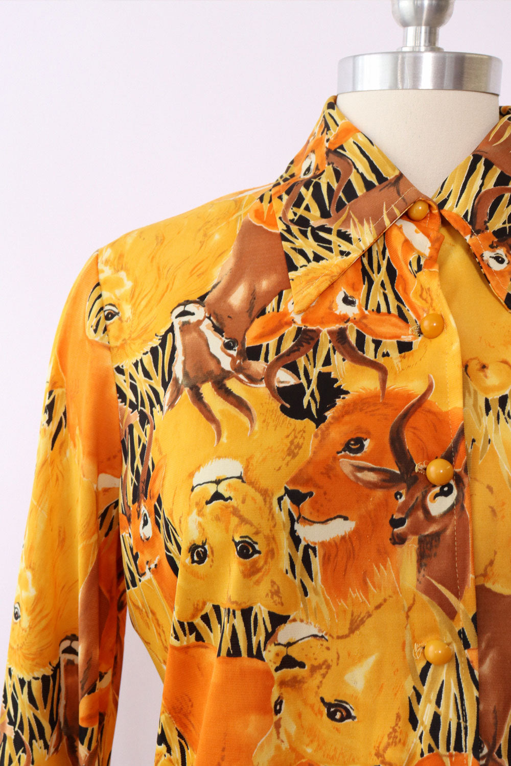 Safari Party Buttondown M-M/L