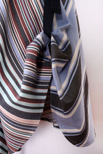 Sportmax Striped Swag Skirt S