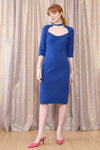 Sapphire Cage Back Wiggle Dress XS/S