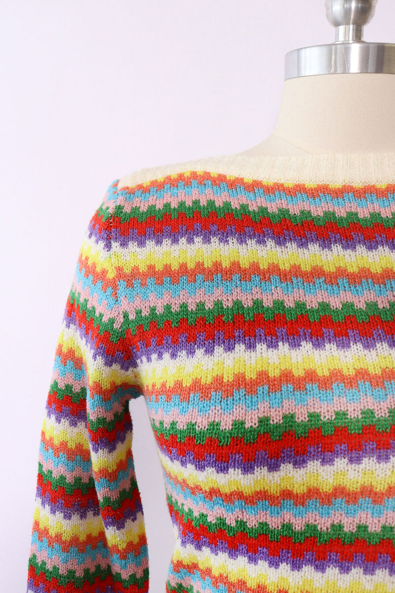 Berries Rainbow Bateau Sweater XS/S