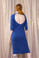 Sapphire Cage Back Wiggle Dress XS/S