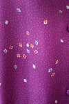Lanvin Grape Pleat Sleeve Blouse M