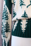 B. Altman Pine Tree Reindeer Sweater M/L