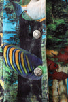 Aquarium Print Denim Jacket S/M