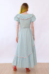 1940s Rosebud Cotton Maxi M