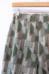 Geometric Faux Stitch Flares M/L