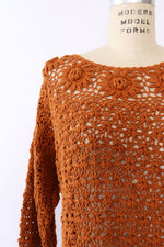 Sienna Mum Crochet Cropped Top S-L