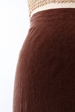 Cocoa Bemberg Bias Skirt M/L