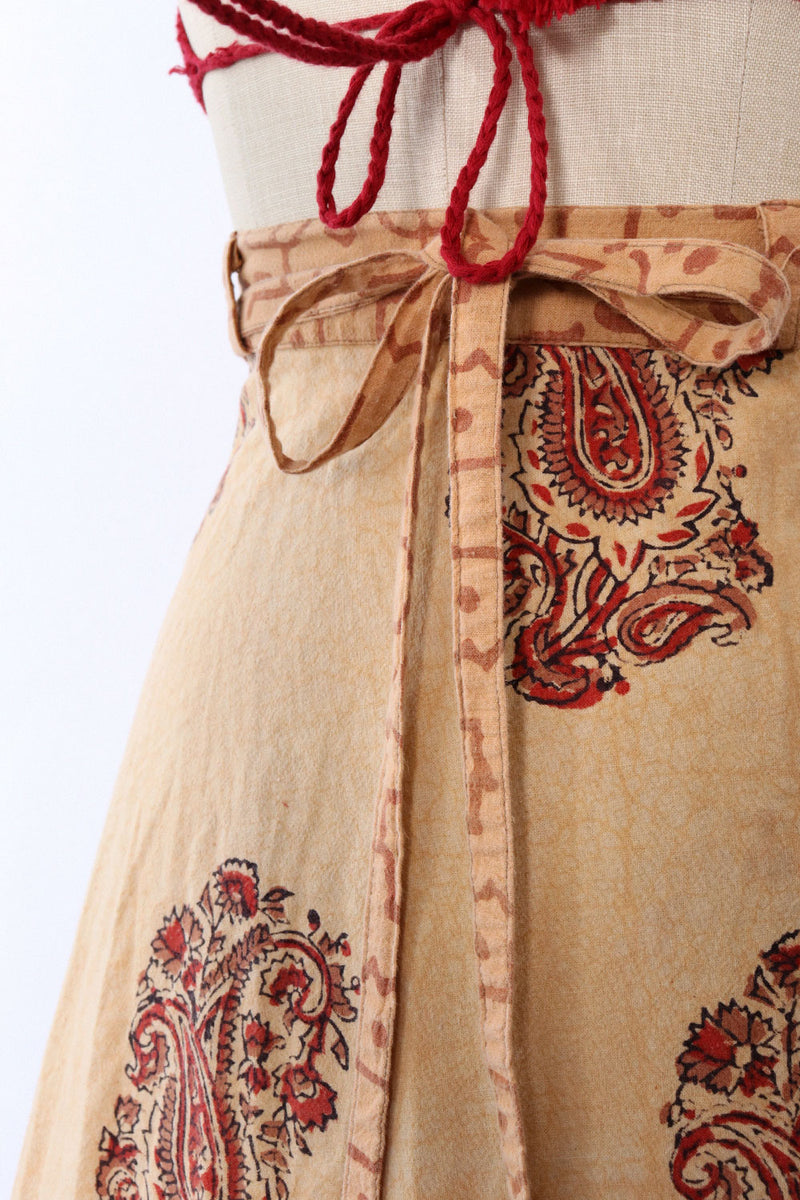 Elephant Batik Wrap Skirt M-XL