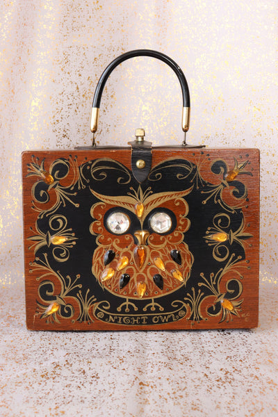 Enid Collins Night Owl Box Bag – OMNIA