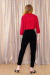 Sequined Velvet Party Pants XS