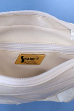 Bone White Leather Sharif Bag