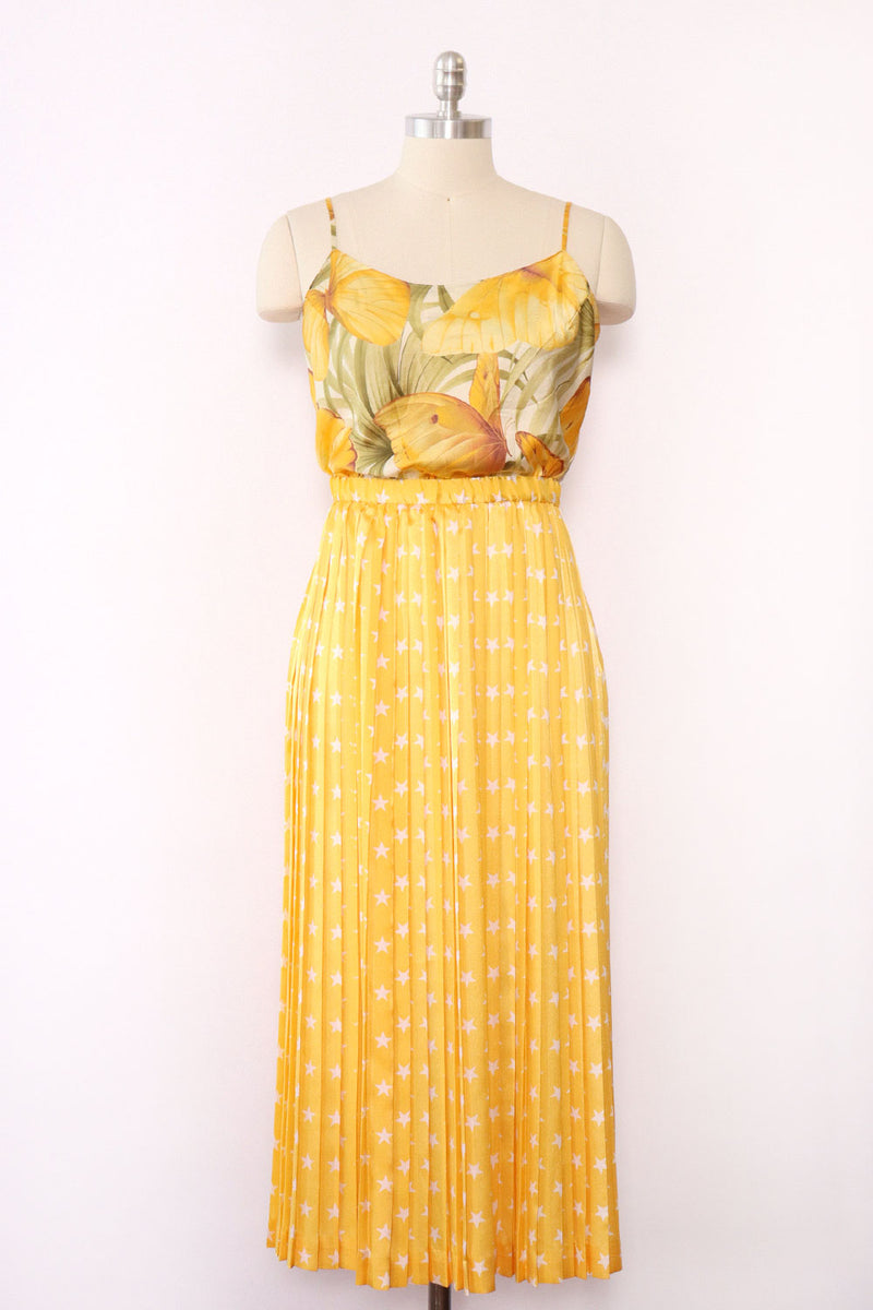 Sun Star Pleat Skirt S/M