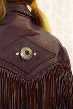 Major Fringe Leather Jacket S/M