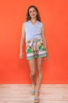 Crazy Horse Plaid Short Shorts M