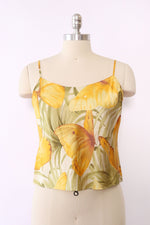 Y2K Butterfly Silk Cami S-S/M