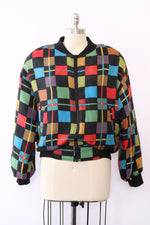 Carol Horn Geo Silk Bomber M