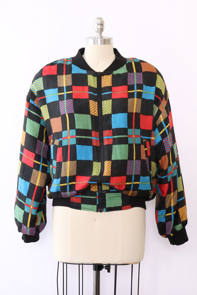 Carol Horn Geo Silk Bomber M