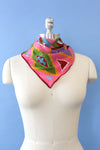 Bright Geometric Cotton Kerchief