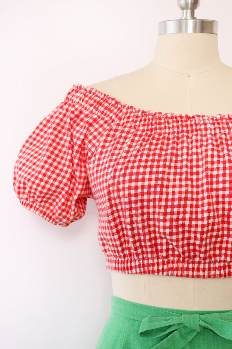 Picnic Crop Top XS-M