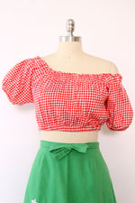 Picnic Crop Top XS-M