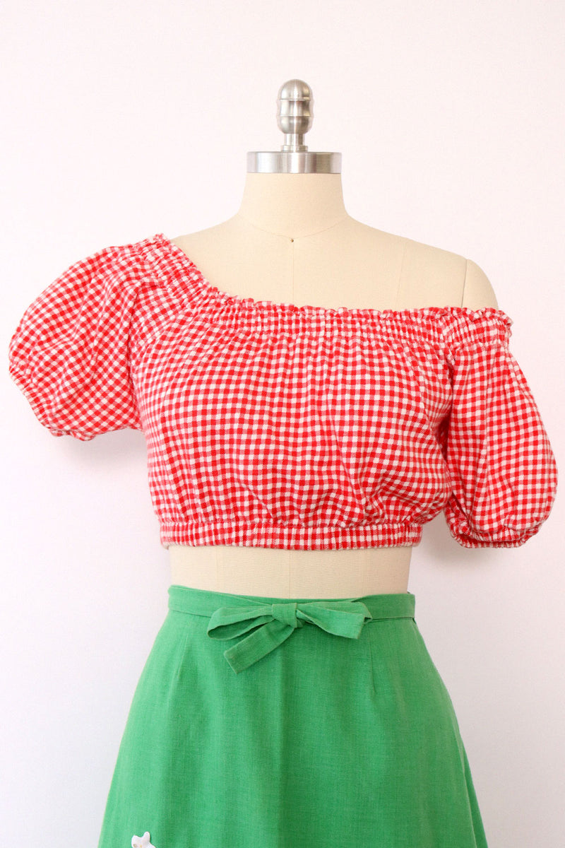 Picnic Crop Top XS-M