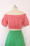 Picnic Crop Top XS-M