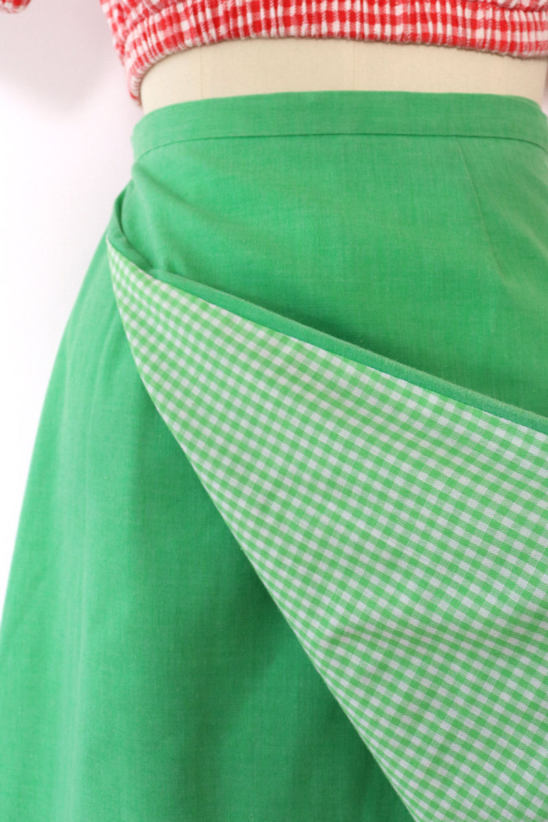 Strawberry Fields Wrap Skirt M/L