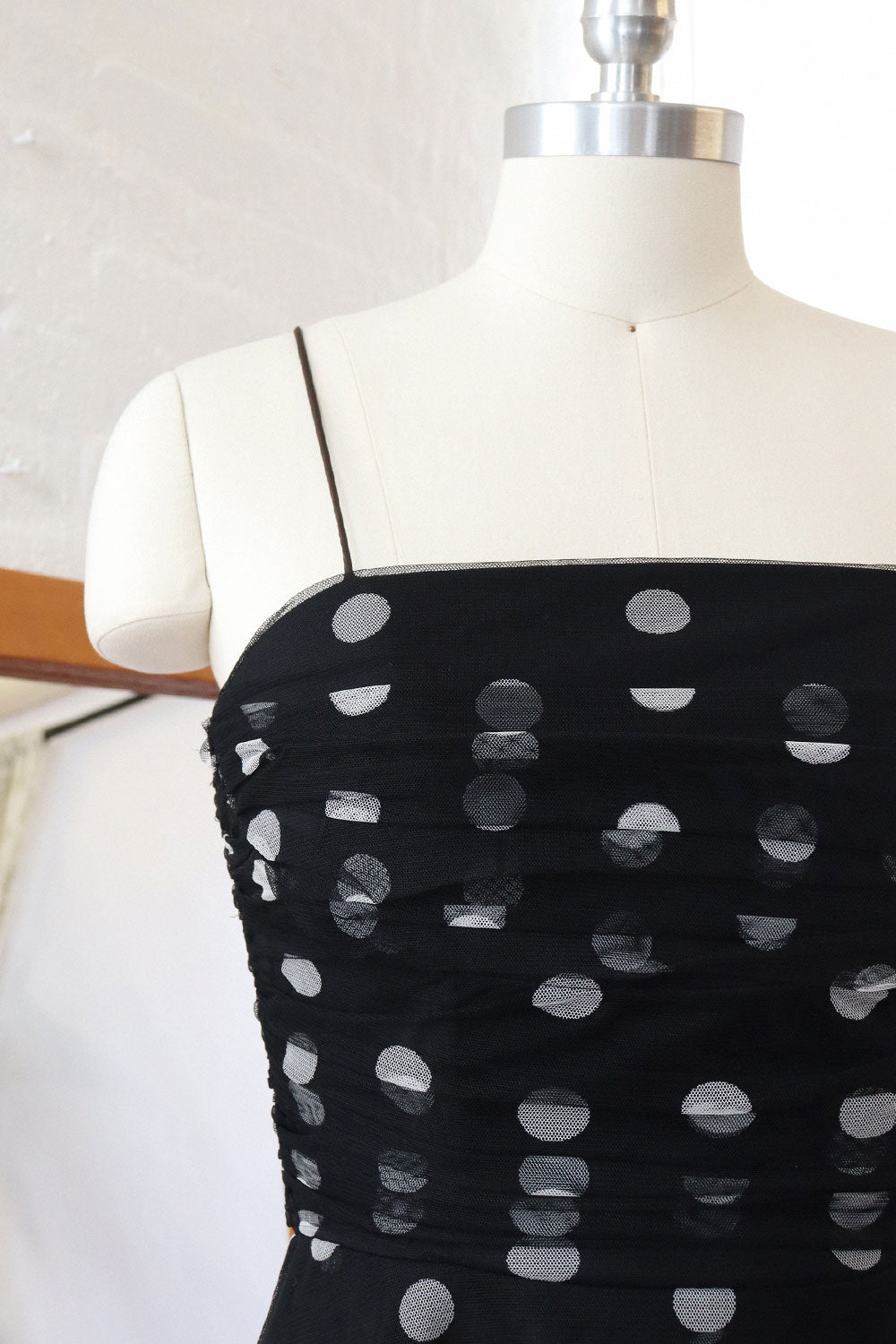 Polka Dot Fit Flare Dress S/M-M