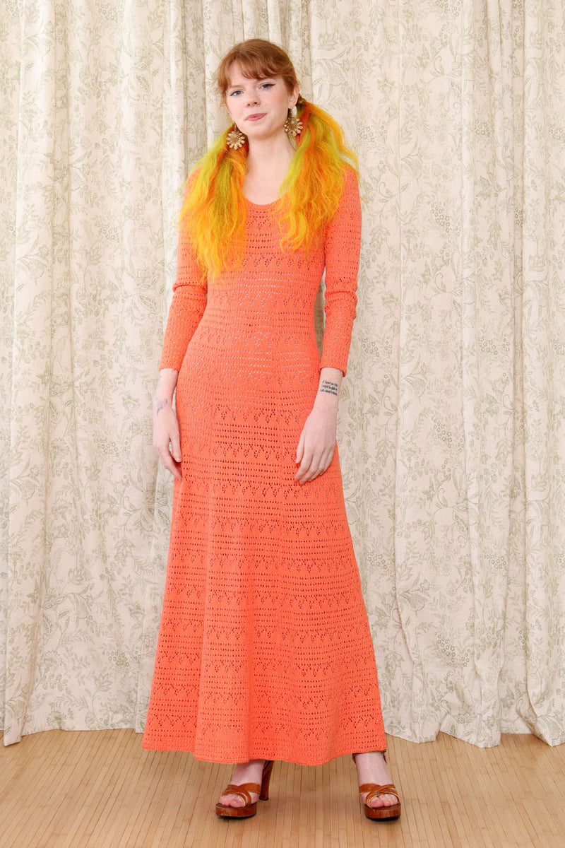 Papaya Pointelle Maxi XS/S