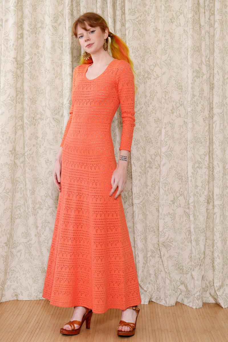 Papaya Pointelle Maxi XS/S