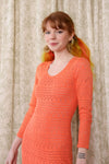 Papaya Pointelle Maxi XS/S