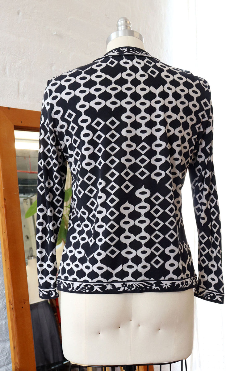 Bessi Silk Jersey Buttondown M